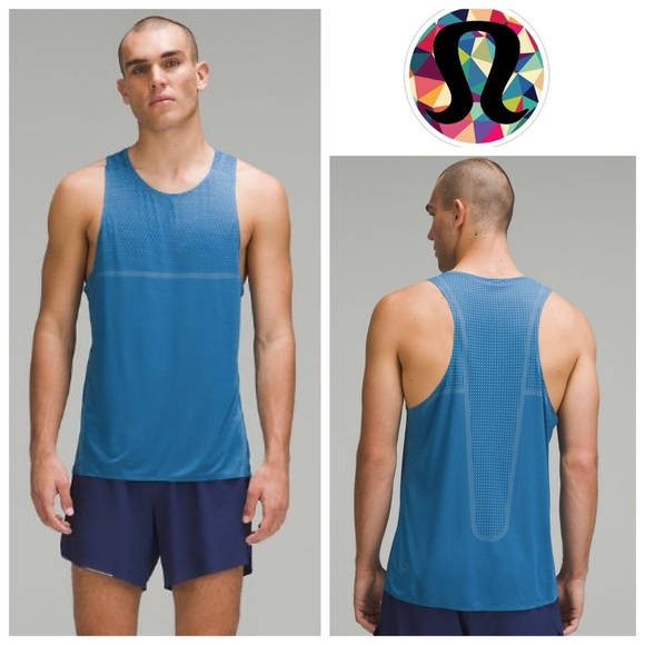 lululemon athletica Other - NWT Lululemon Fast and Free Singlet *Breathe in Blue